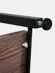Стеллаж BRABIX Smart SH-006 (ш605*г295*в790мм), ЛОФТ, трапеция, складной,металл/ЛДСП ясень