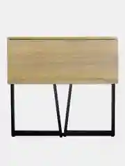 Стол на металлокаркасе BRABIX LOFT CD-001 (ш800*г440*в740мм), складной, цвет дуб, 641211