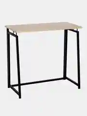 Стол на металлокаркасе BRABIX LOFT CD-001 (ш800*г440*в740мм), складной, цвет дуб, 641211