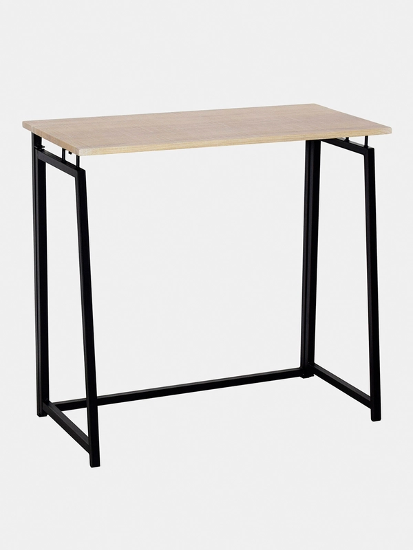Стол на металлокаркасе BRABIX LOFT CD-001 (ш800*г440*в740мм), складной, цвет дуб, 641211