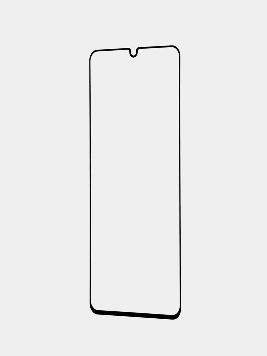 Защитное стекло "КАРТОФАН", для Infinix Zero 20, с олеофобным покрытием и черной рамкой