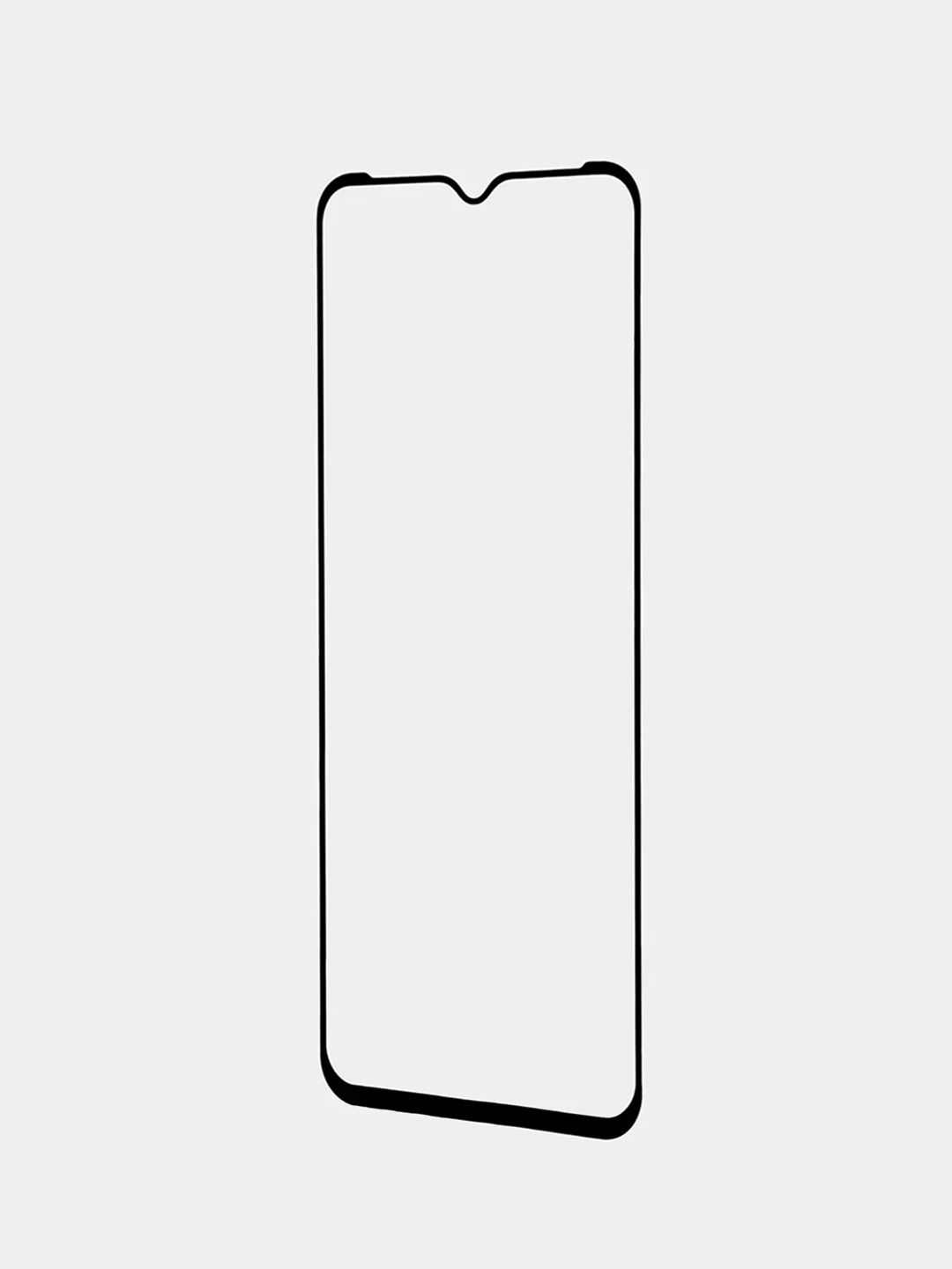 Защитное стекло "Картофан" для Infinix Hot 20i, с олеофобным покрытием и черной рамкой