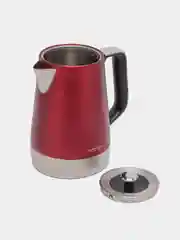 Бордовый электрический чайник с подсветкой, стеклянный