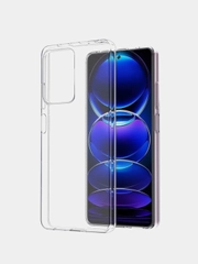 Чехол для Xiaomi Poco X5 Pro 5G / Redmi Note 12 Pro Plus 5G прозрачный, силиконовый