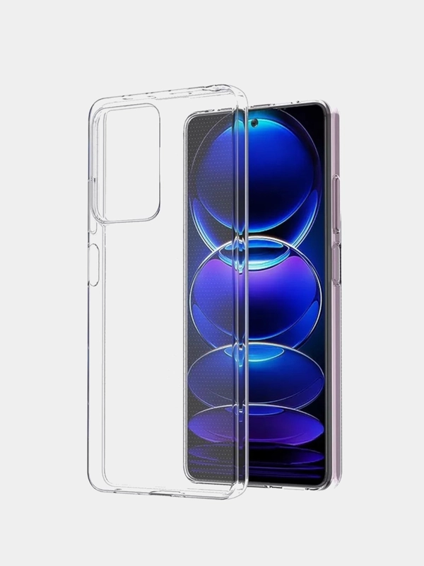 Чехол для Xiaomi Poco X5 Pro 5G / Redmi Note 12 Pro Plus 5G прозрачный, силиконовый