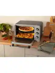 Мини-печь Harper  HMO-3301 с двойным стеклом и подсветкой / 33л, 1600 Вт