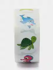 Коралловый наклейки детские, в рулоне, 500 штук