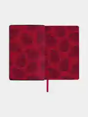 Ежедневник недатированный BRAUBERG Vista Pomegranate, под кожу, А5, 138х213 мм, 136 листов