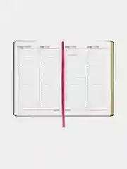 Ежедневник недатированный BRAUBERG Vista Pomegranate, под кожу, А5, 138х213 мм, 136 листов