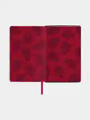 Ежедневник недатированный BRAUBERG Vista Pomegranate, под кожу, А5, 138х213 мм, 136 листов