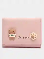 Желтый женский кошелек "I am bear", детский (мишка)