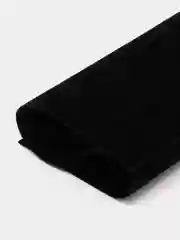 Черный двусторонняя замша, 20*30 см