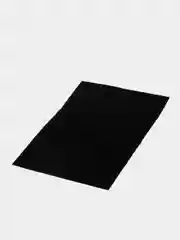 Черный двусторонняя замша, 20*30 см