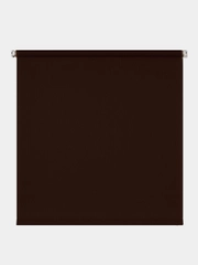 Штора рулонная BRABIX 70*175 см, текстура "Лён", защита 55-85%, коричневый S-17, 605992