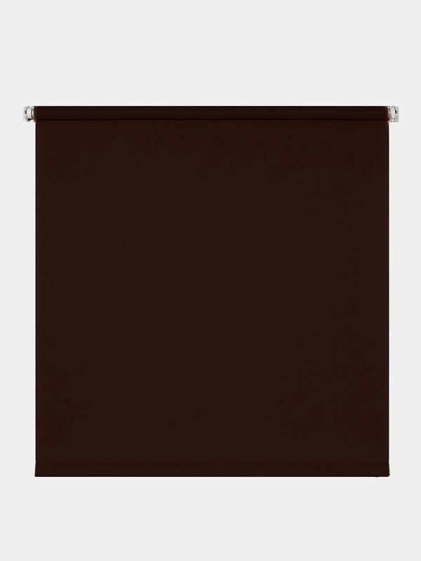 Штора рулонная BRABIX 70*175 см, текстура "Лён", защита 55-85%, коричневый S-17, 605992