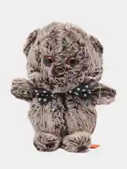 Серебряный мягкая игрушка Басик,  брелок, котик и кошечка с сердечком