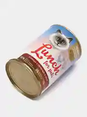 Корм для кошек Lunch for pets курица с печенью, кусочки в желе, консервы уп 400гр