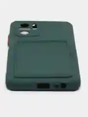 Зеленый чехол XIAOMI POCO M5S / Redmi Note 10 / NOTE 10s  для пластиковой карточки , защита камеры