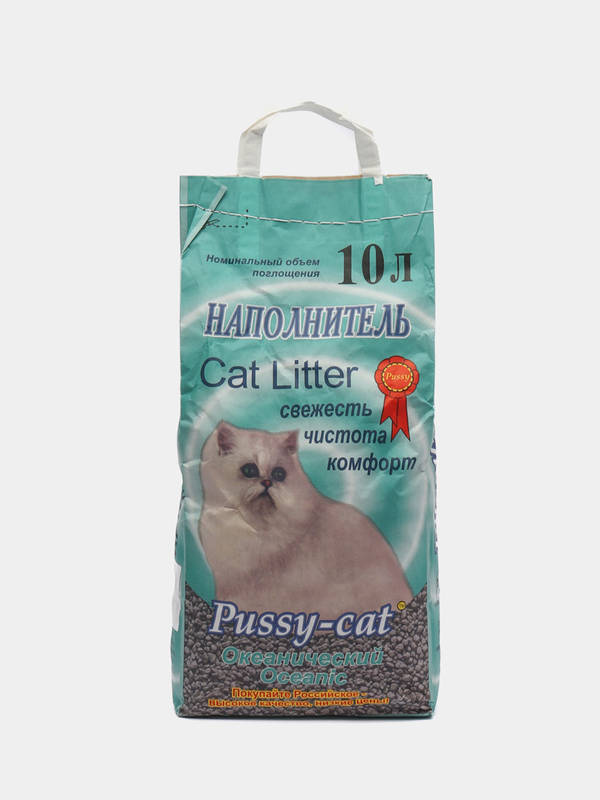 Наполнитель для кошачьего туалета pussy cat