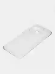 Прозрачный силиконовый чехол BROSCORP для Xiaomi Redmi 10C с бортиком вокруг камер