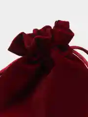 Бордовый мешочек для карт "Таро", бархатный