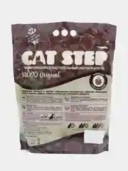 5 л, Cat Step Wood original, комкующийся растительный наполнитель