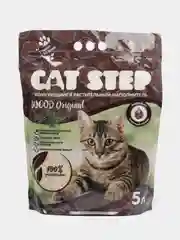 5 л, Cat Step Wood original, комкующийся растительный наполнитель