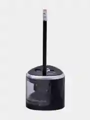 Точилка электрическая BRAUBERG DUAL (для 2 диаметров карандашей!), 4 батарейки АА, черная