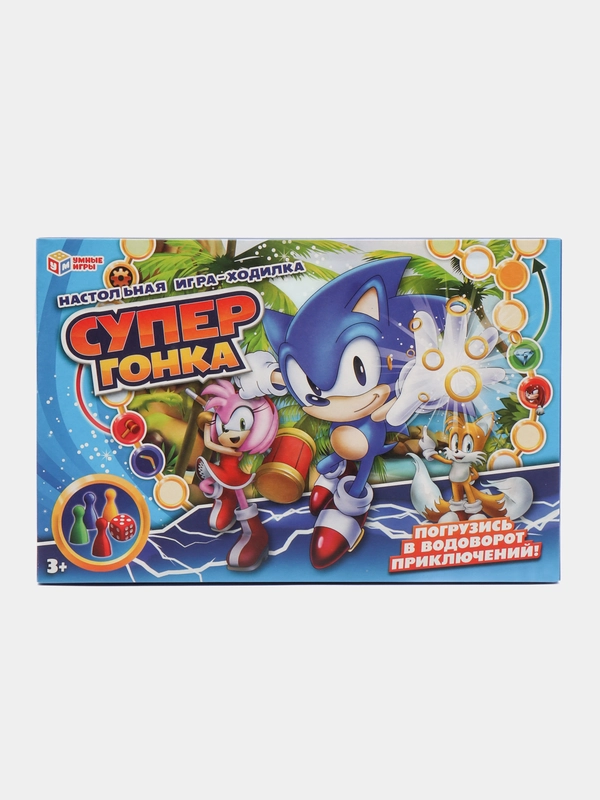 Настольная игра-ходилка ТМ Умные игры "Соник. Супергонка", 3+
