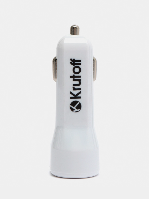 Krutoff / Автомобильное зарядное устройство Krutoff CCH-01, белый