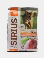 Сухой корм Сириус SIrius"Утка Клюква" для стерилизованных кошек