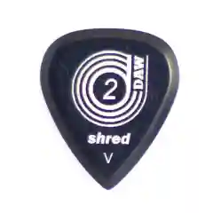 Медиаторы для гитары DAW MAN Picks Shredline Jazz III, черные, 1.5 мм, 2 мм, 3 мм