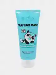 Голубой маска для лица c глиной  Asian Great Legends Панда,100 ml