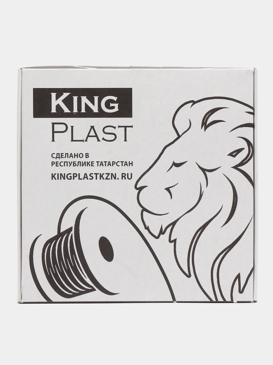 Красный пластик для 3D принтера PETG KingPlast, 1 кг