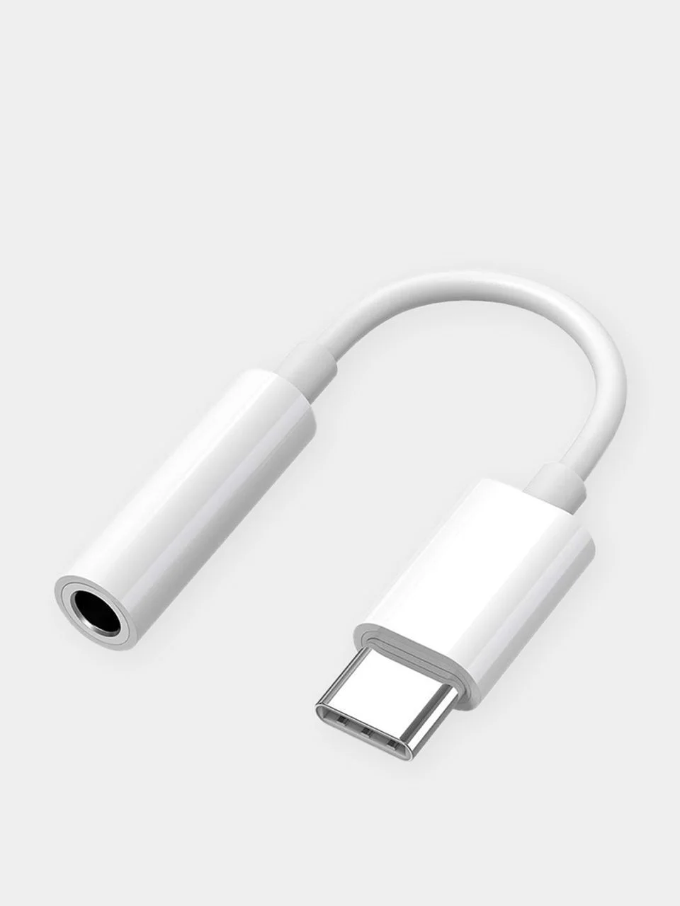 Белый переходник для samsung USB Type-C аудио-разъём jack 3.5 mm кабель для наушников AUX аукс