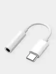 Белый переходник для samsung USB Type-C аудио-разъём jack 3.5 mm кабель для наушников AUX аукс