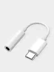 Белый переходник для samsung USB Type-C аудио-разъём jack 3.5 mm кабель для наушников AUX аукс