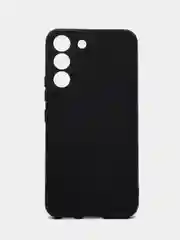 Черный чехол Samsung Galaxy S22 (Самсунг Галакси С22), силиконовый