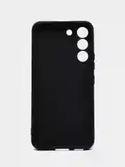 Черный чехол Samsung Galaxy S22 (Самсунг Галакси С22), силиконовый