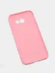 Розовый чехол силиконовый для Samsung Galaxy A5 2017 (Самсунг Галакси А5 2017)