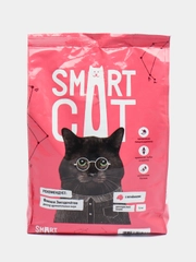 Полнорационный сбалансированный корм для кошек с ягненком Smart Cat, 1400 г
