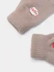 Фиолетовый перчатки детские, осенние