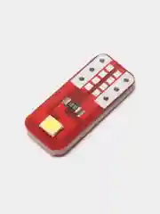 Красный светодиодная лампочка для авто Т10