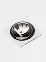 Черный эмблема наклейка Skoda на ключ зажигания, 12 мм