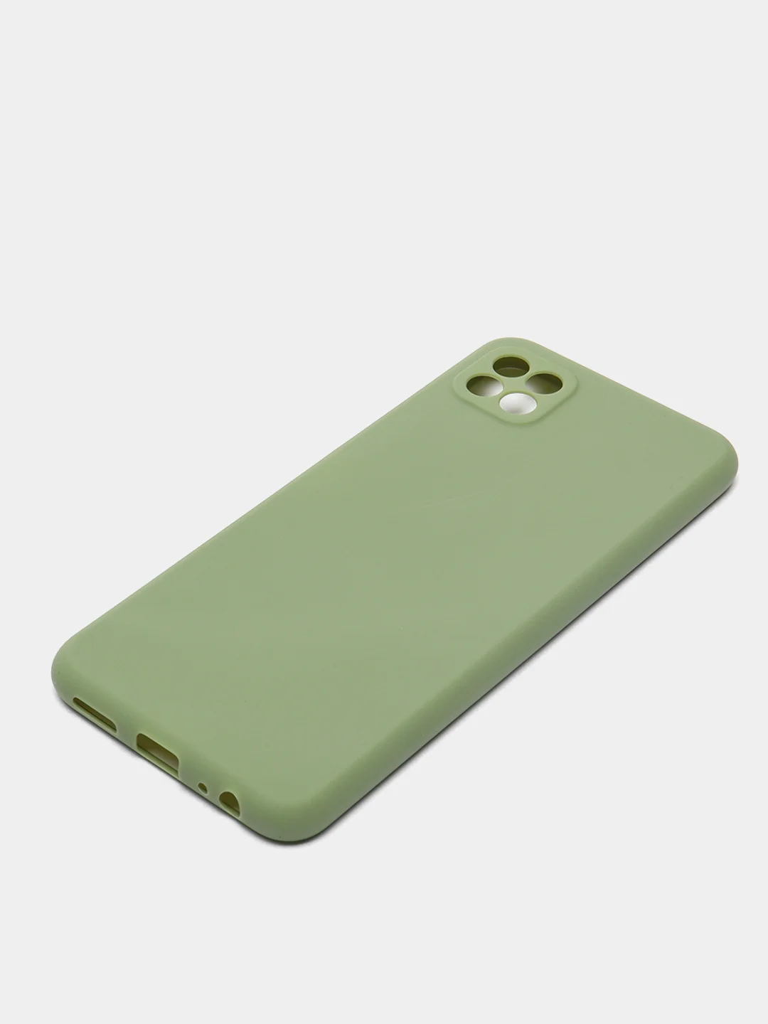 Лесной зеленый чехол для Samsung Galaxy A22S, A22 5G (Самсунг Галакси А22С, А22 5Г), силиконовый