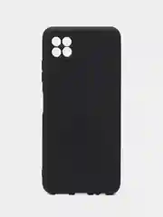 Черный чехол для Samsung Galaxy A22S, A22 5G (Самсунг Галакси А22С, А22 5Г), силиконовый