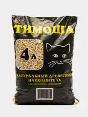 Натуральный древесный наполнитель "Тиомоша, 4 л