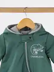 Зеленый детский утепленный комбинезон для малыша, весенний