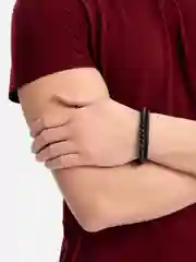 Черный браслет мужской