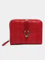Бордовый кошелек женский